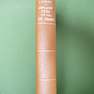 Quelques vers un peu de prose, Léopold Loret, auto-édition, 1887 – Image 2